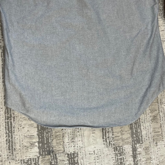 Ralph Lauren Yarmouth Oxford Button Down Shirt Men Gray Long Sleeve 16 34/35 - Picture 6 of 11